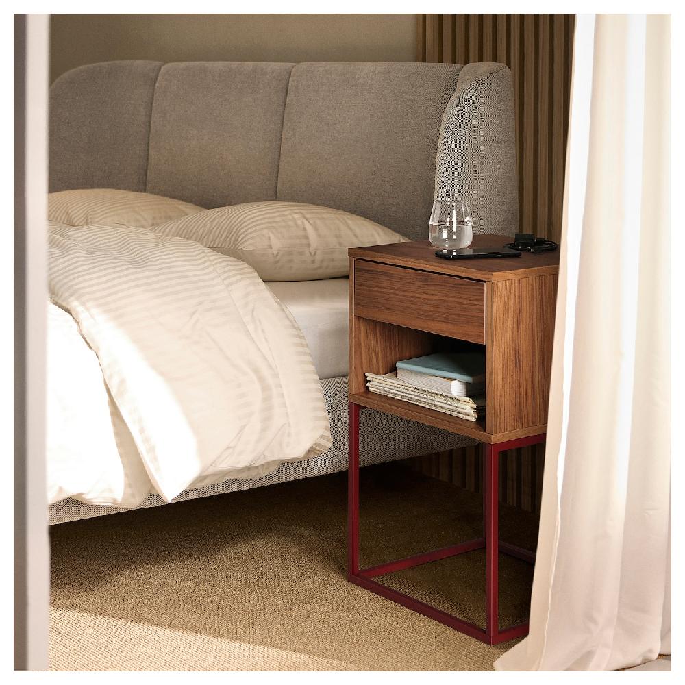 IKEA VIKHAMMER Ablagetisch Nussbaumfurnier 40x39 cm Bestseller