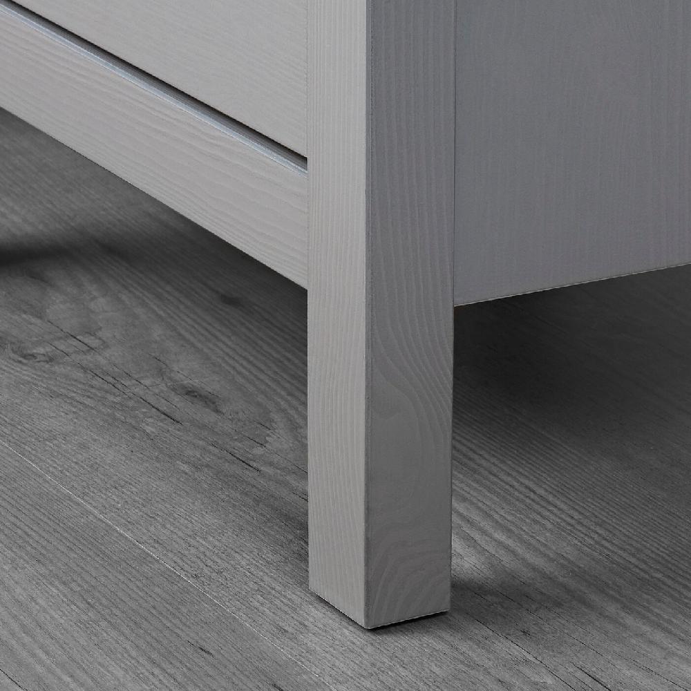 IKEA HEMNES Kommode mit 2 Schubladen grau lasiert 54x66 cm Kauf eins, bekomm eins gratis