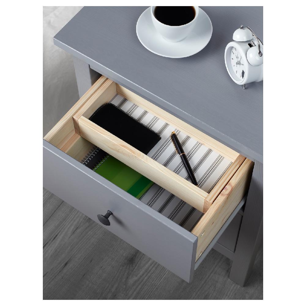 IKEA HEMNES Kommode mit 2 Schubladen grau lasiert 54x66 cm Kauf eins, bekomm eins gratis