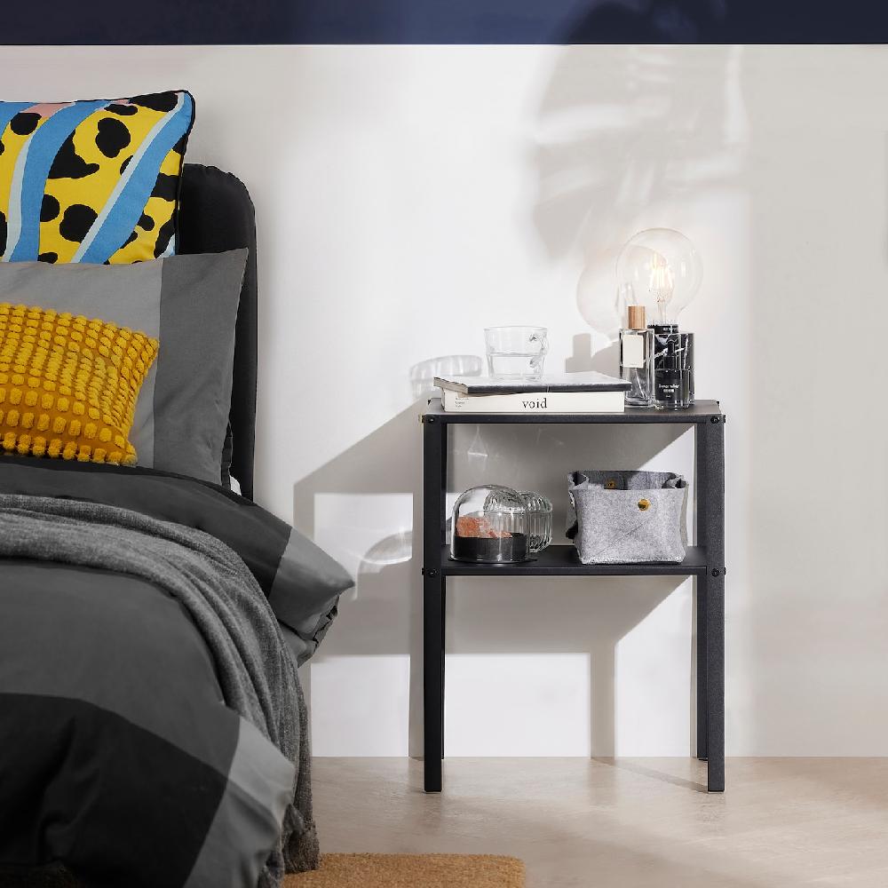 IKEA KNARREVIK Ablagetisch schwarz 42x34 cm Sonderangebote