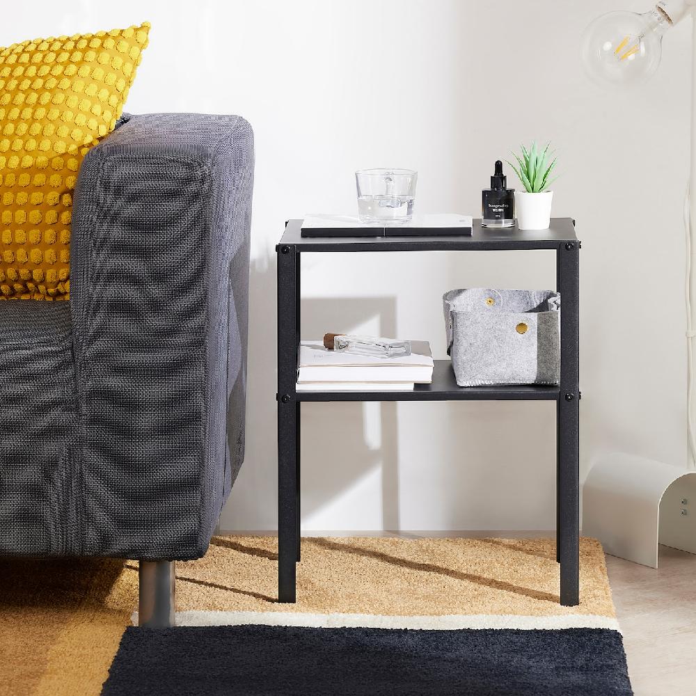 IKEA KNARREVIK Ablagetisch schwarz 42x34 cm Sonderangebote