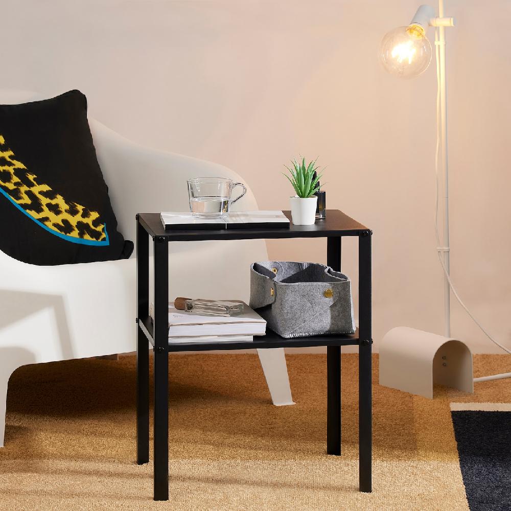 IKEA KNARREVIK Ablagetisch schwarz 42x34 cm Sonderangebote