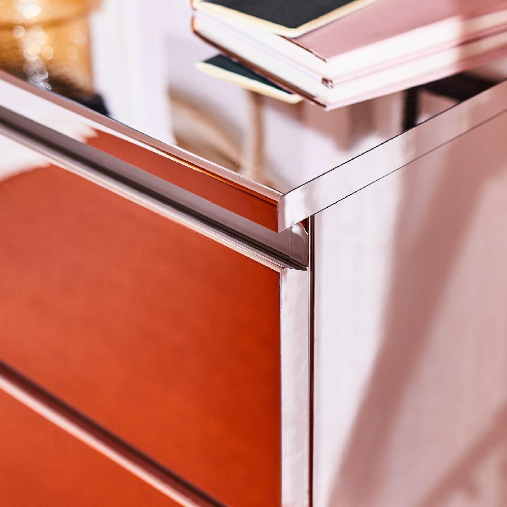 IKEA MALM Kommode mit 2 Schubladen Spiegeleffekt 40x55 cm Wochenangebot
