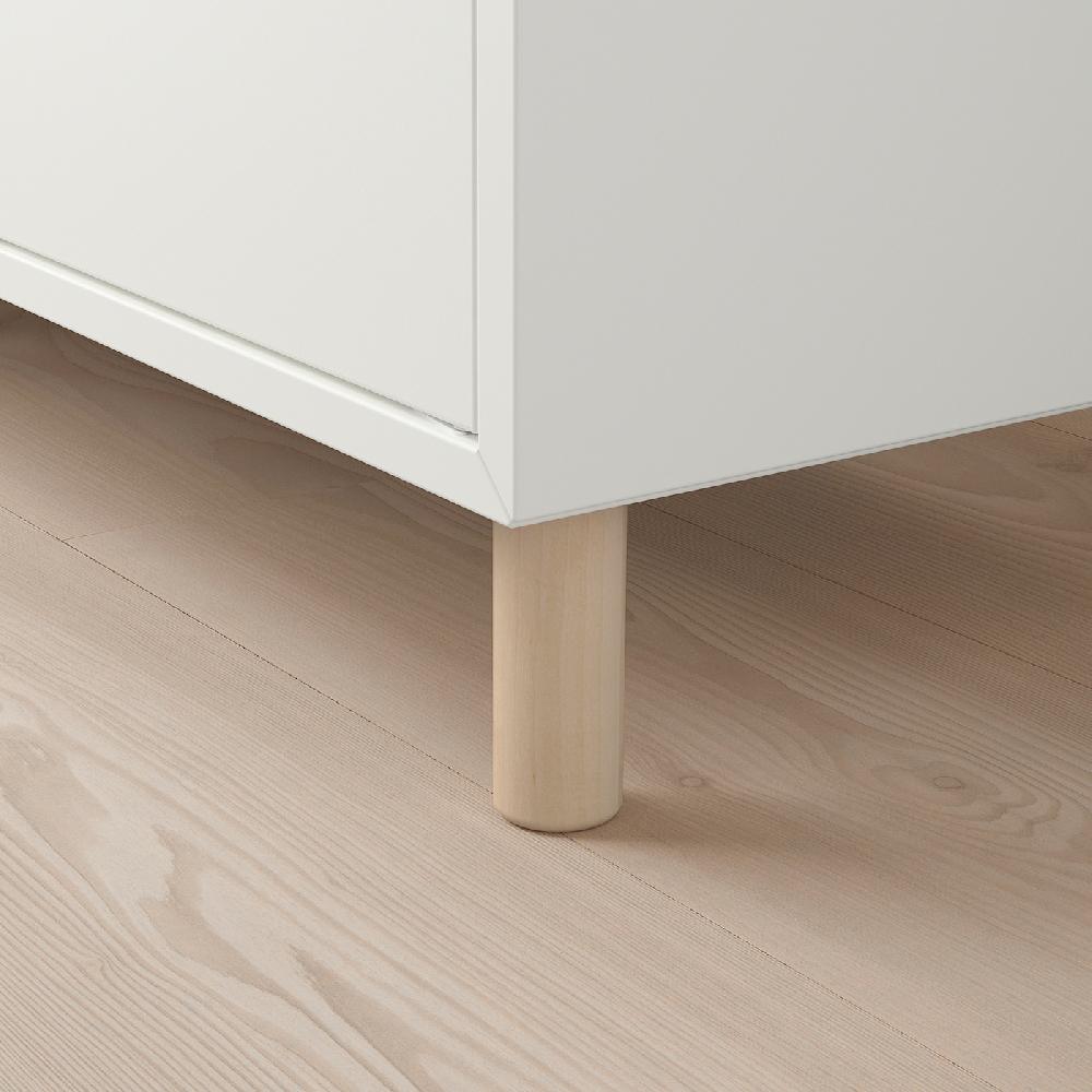 IKEA EKET Schrankkombination/Beine weiß/Holz 35x35x80 cm Letzte 3 Tage