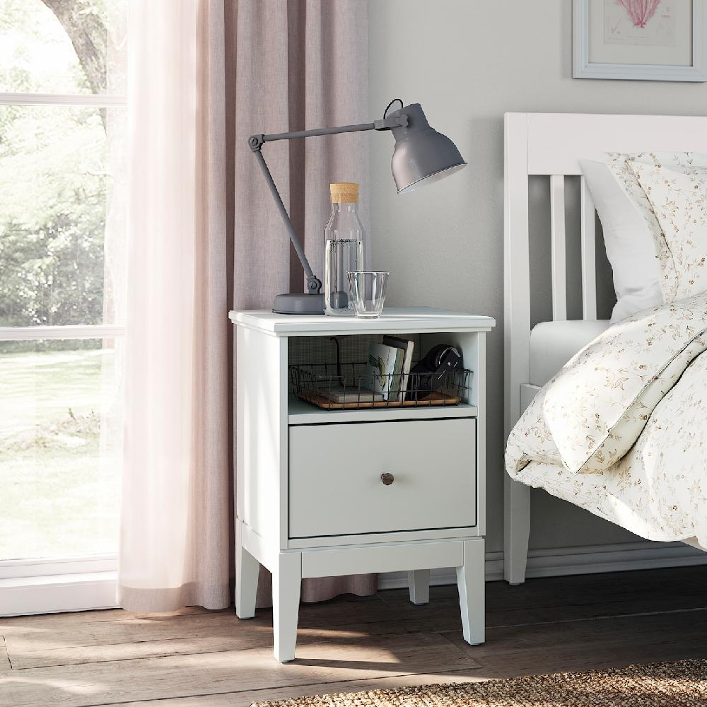 IKEA IDANÄS Ablagetisch weiß 47x40 cm Bis zu 60% Rabatt