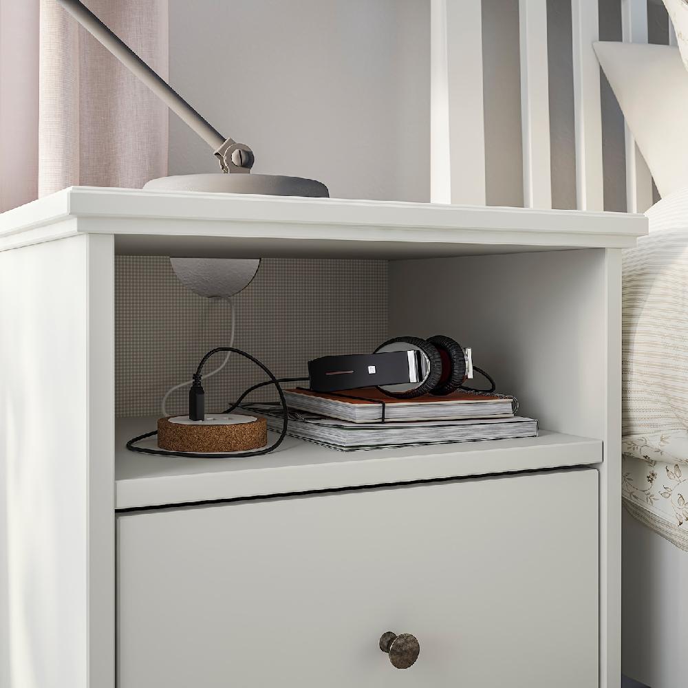 IKEA IDANÄS Ablagetisch weiß 47x40 cm Bis zu 60% Rabatt