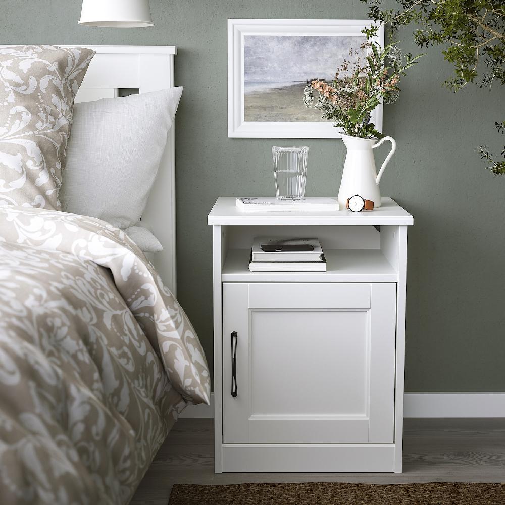 IKEA SONGESAND Ablagetisch weiß 42x40 cm Bis zu 65% Rabatt