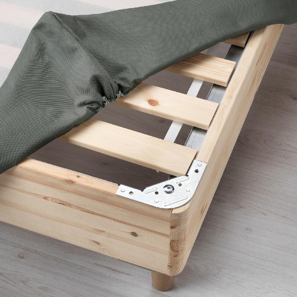 IKEA ESPEVÄR Bettpodest mit Lattenrost dunkelgrau 140x200 cm Super Rabatt