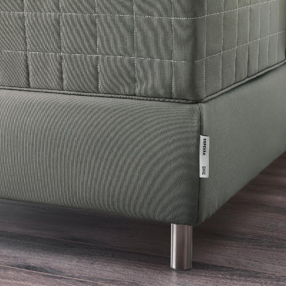 IKEA ESPEVÄR Bettpodest mit Lattenrost dunkelgrau 140x200 cm Super Rabatt