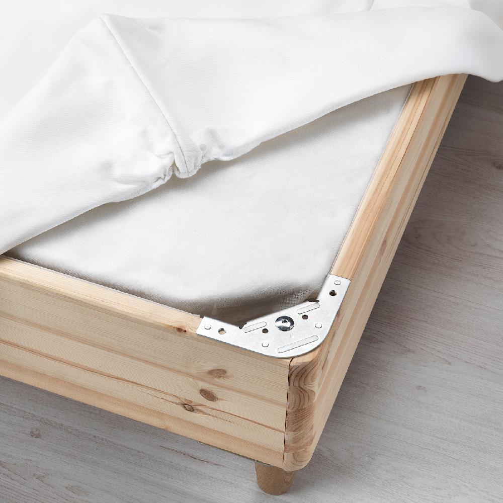 IKEA ESPEVÄR Bettpodest mit Federkern weiß 90x200 cm Clearance-Verkauf