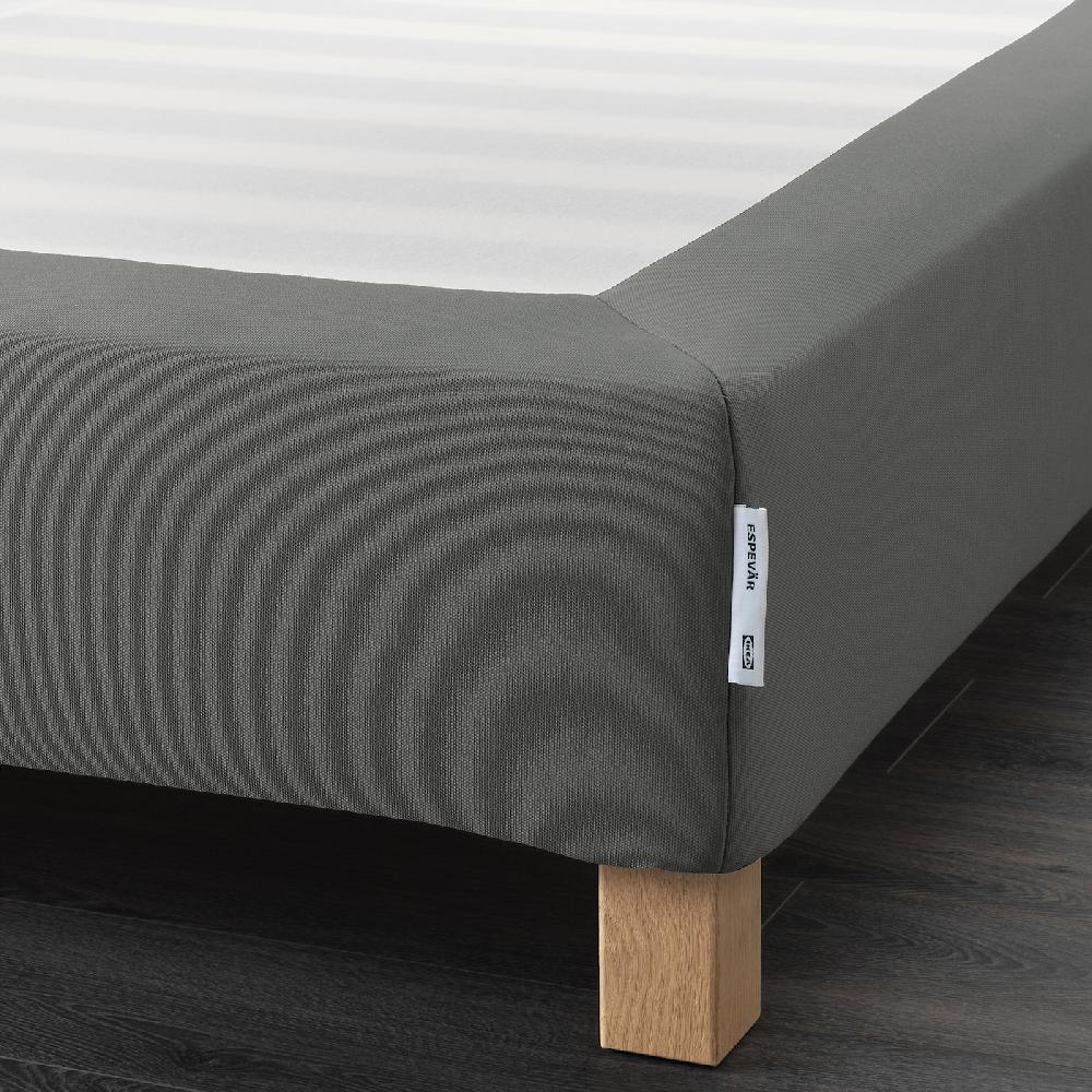 IKEA ESPEVÄR Bettgestell mit Lattenrost dunkelgrau 90x200 cm Kostenloser Versand international
