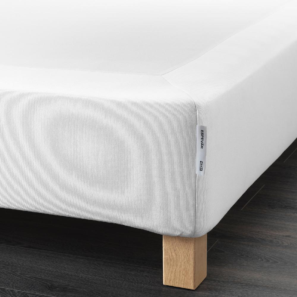 IKEA ESPEVÄR Boxspring mit Beinen weiß 180x200 cm Begrenzt auf 3 Tage