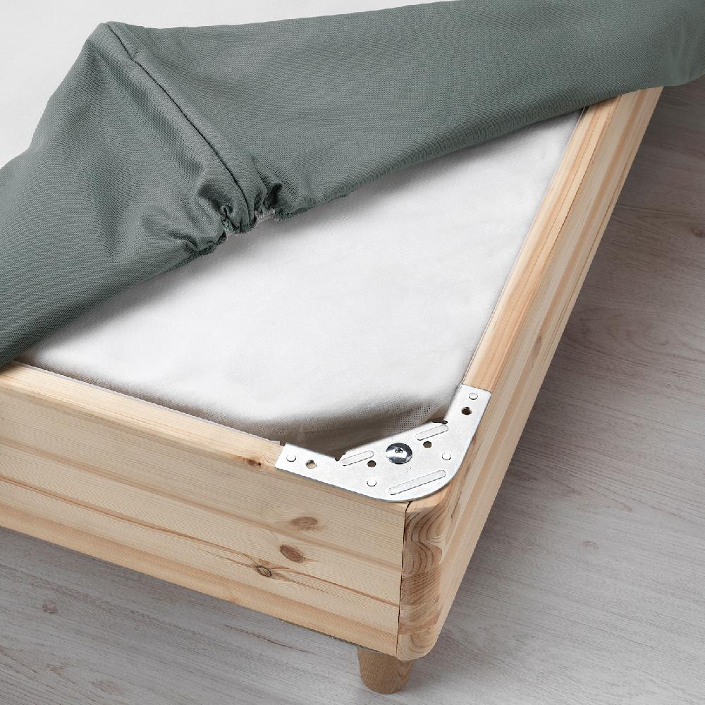 IKEA ESPEVÄR Bettpodest mit Federkern dunkelgrau 180x200 cm Rabatte dieses Monats