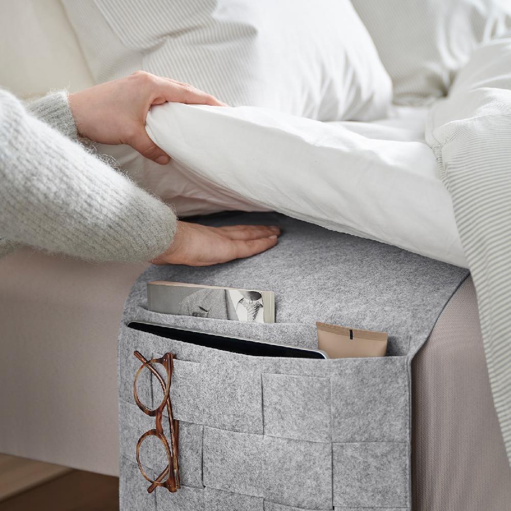 IKEA SILÄNG Aufbewahrungstasche für Bett Filz im Angebot