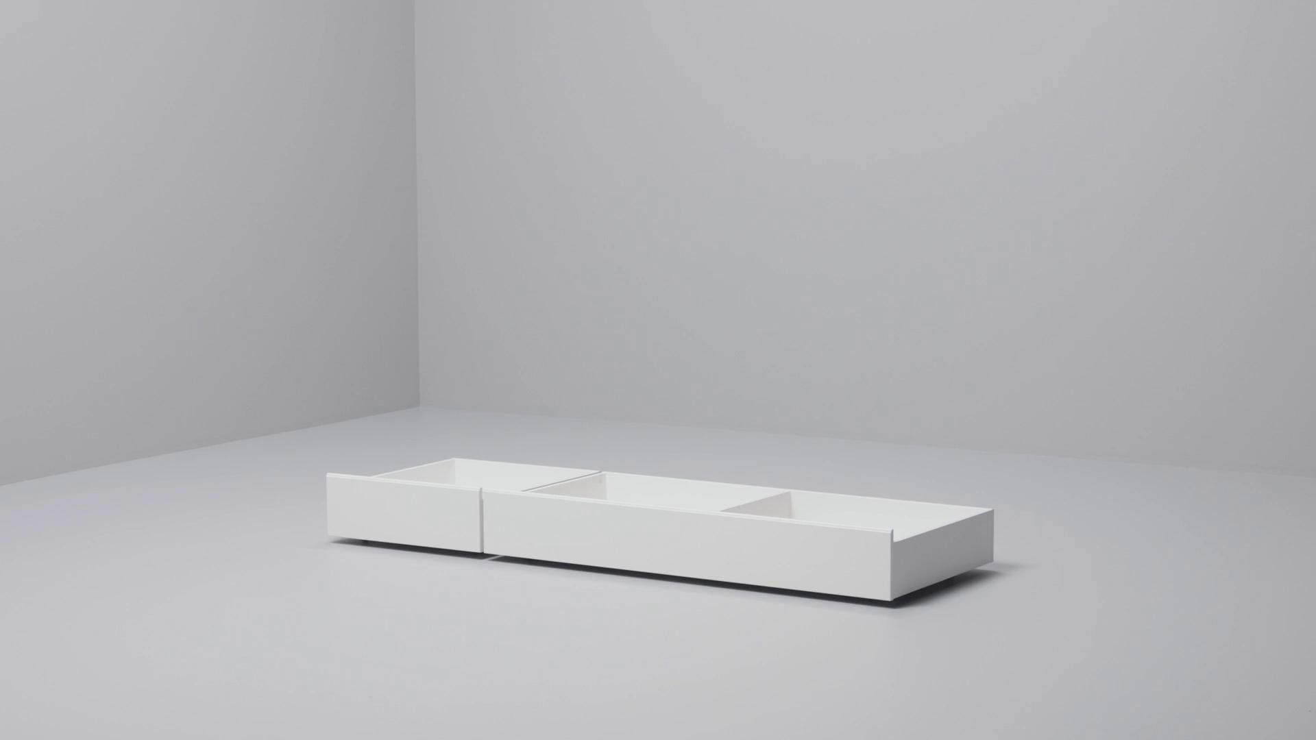 IKEA SONGESAND Bettkasten 2er-Set weiß 200 cm Flash Sale
