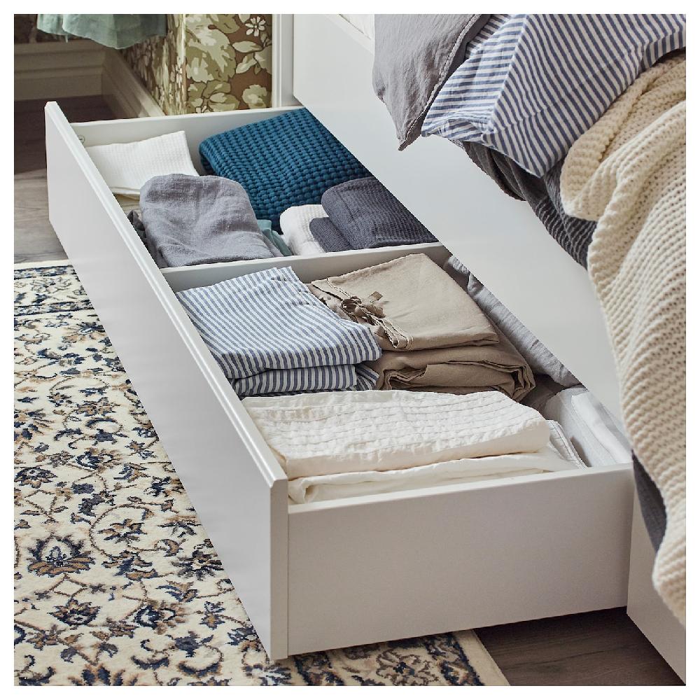 IKEA SONGESAND Bettkasten 2er-Set weiß 200 cm Flash Sale
