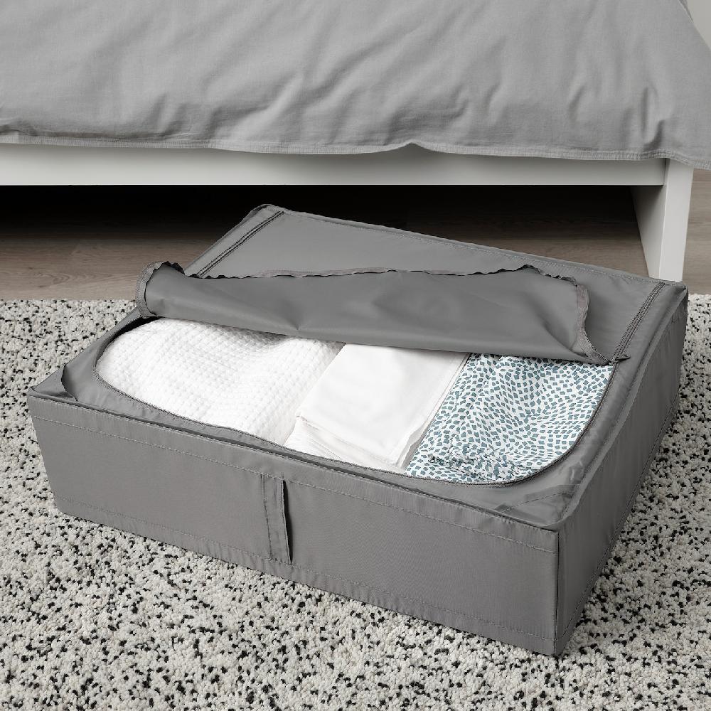 IKEA SKUBB Tasche dunkelgrau 65x53x19 cm Heißer Verkauf