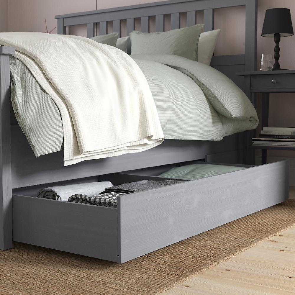 IKEA HEMNES Bettkasten 2er-Set grau lasiert 200 cm Neueste Mode