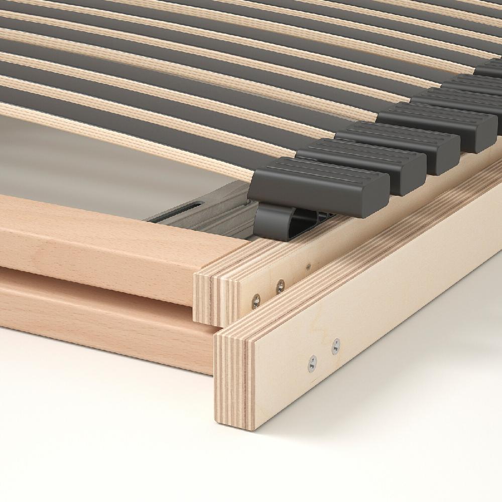 IKEA LEIRSUND Federholzrahmen verstellbar 80x200 cm Große Rabatte