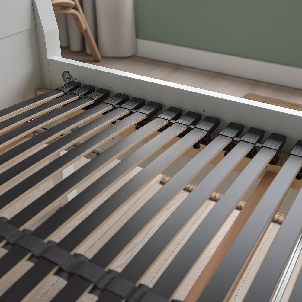 IKEA LEIRSUND Federholzrahmen verstellbar 80x200 cm Große Rabatte