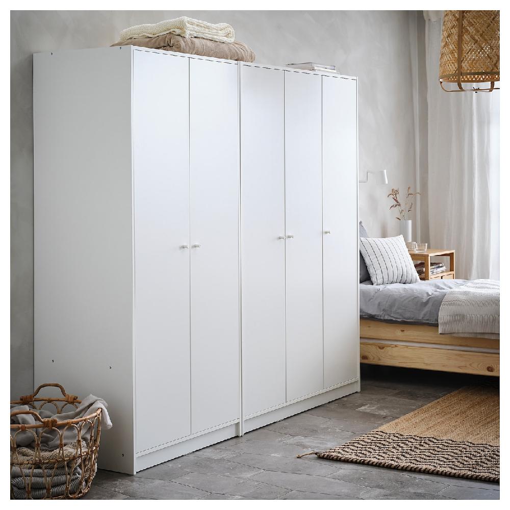 IKEA KLEPPSTAD Schrank mit 2 Türen weiß 79x176 cm Bis zu 50% Rabatt