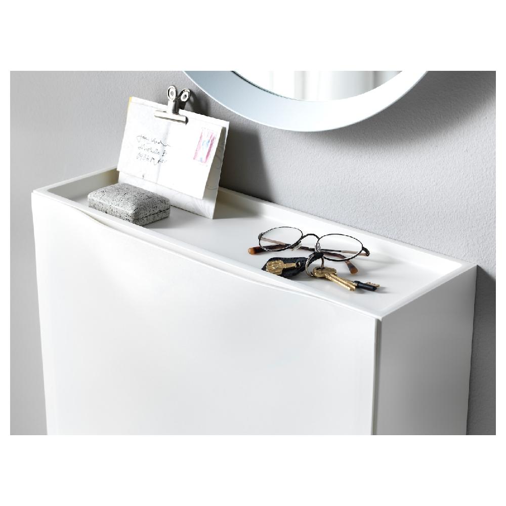 IKEA TRONES Aufbewahrung weiß 52x18x39 cm Begrenzt auf 3 Tage