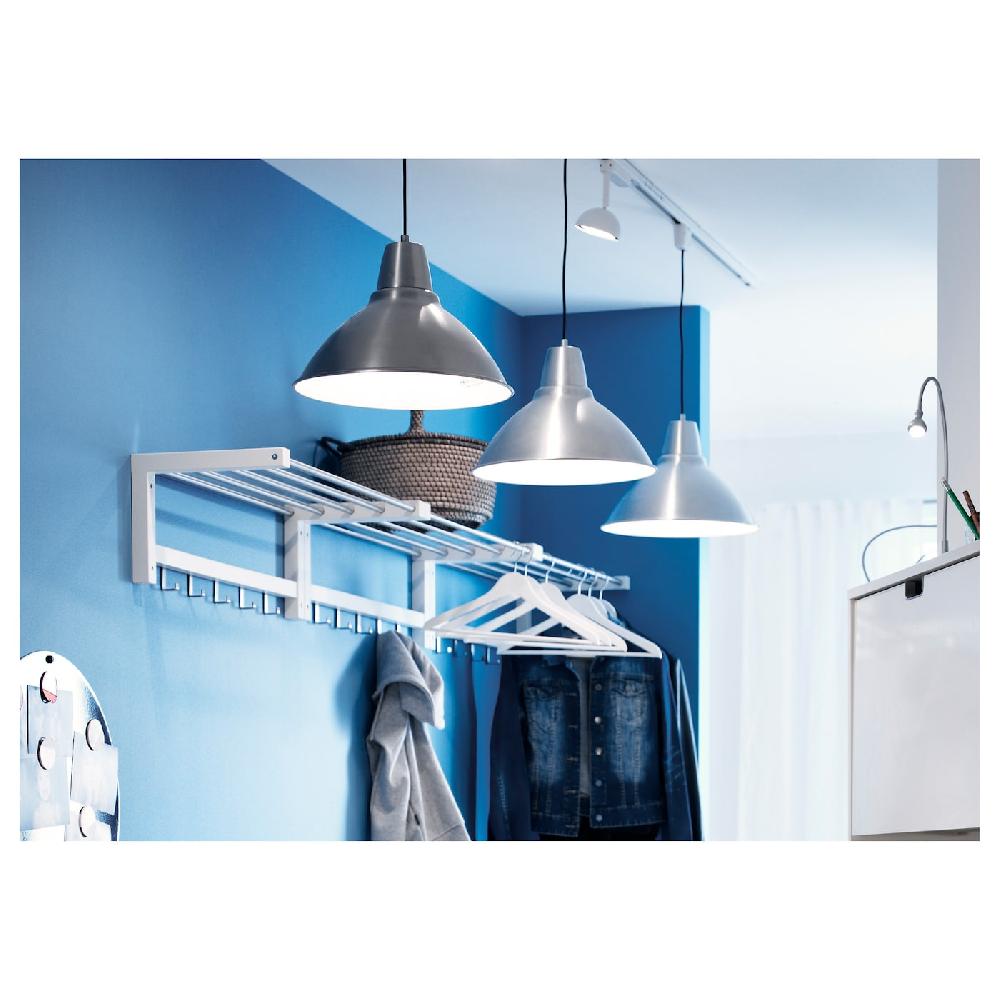 IKEA TJUSIG Hutablage weiß 79 cm Speichern exportieren