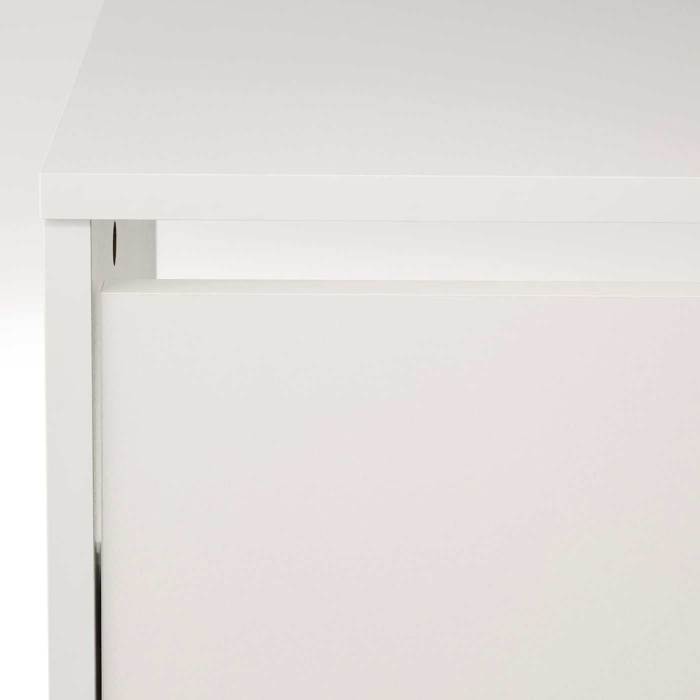 IKEA BISSA Schuhschrank 3 Fächer weiß 49x28x135 cm zollfrei