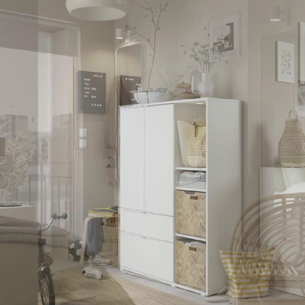 IKEA VIHALS Aufbewahrung weiß 105x37x140 cm Hotsell