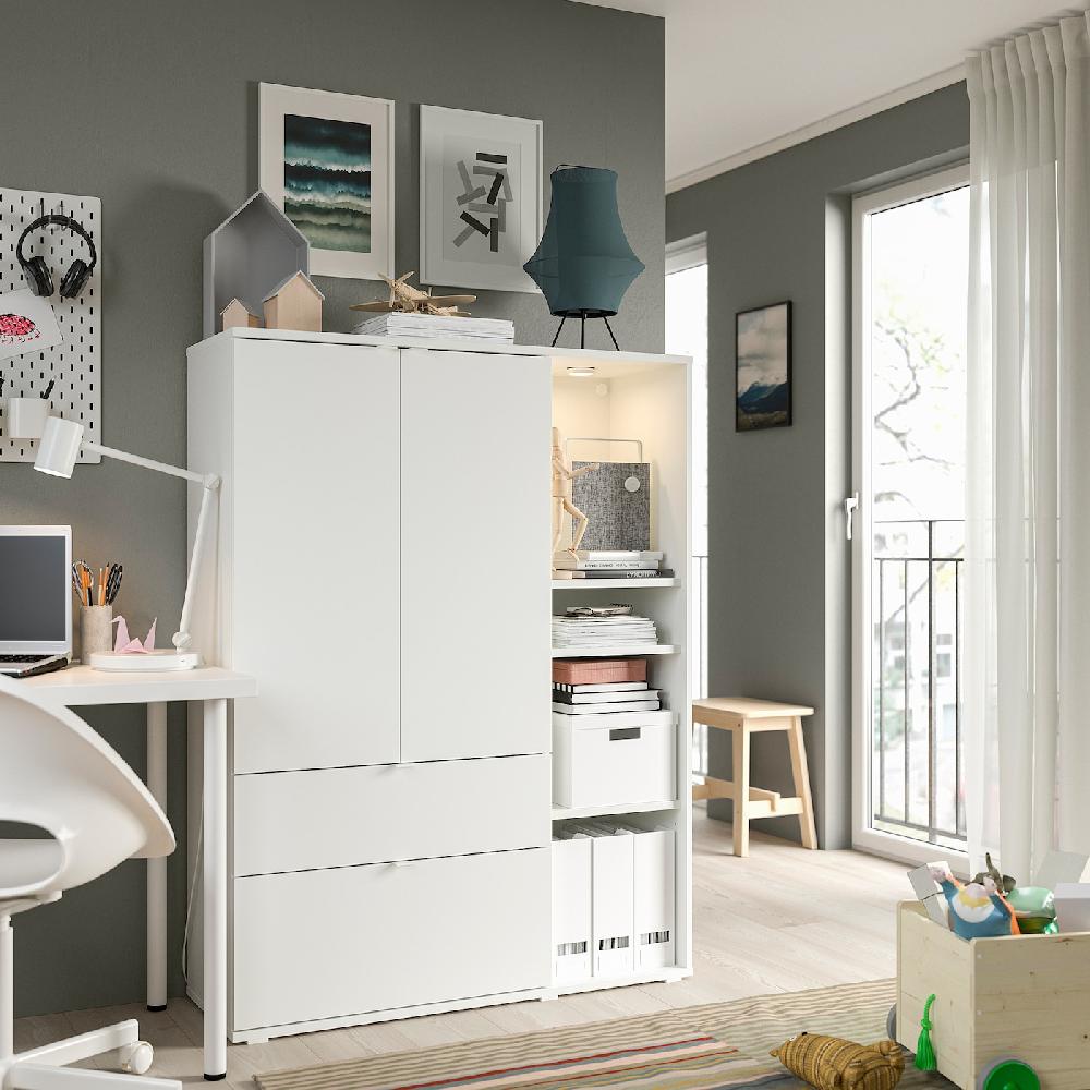 IKEA VIHALS Aufbewahrung weiß 105x37x140 cm Hotsell