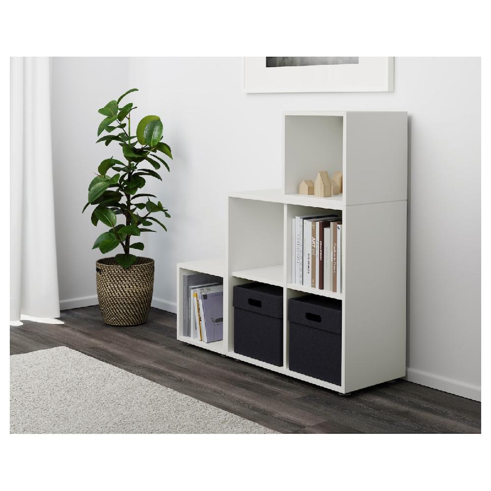 IKEA EKET Schrankkombination/Füße weiß 105x35x107 cm Günstig kaufen