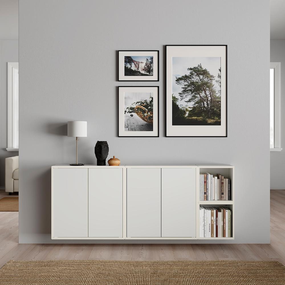 IKEA EKET Schrankkombination für Wandmontage weiß 175x35x70 cm Saisonschlussverkauf