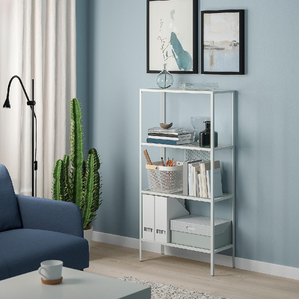 IKEA BAGGEBO Regal Metall/weiß 60x25x116 cm Lagerräumung
