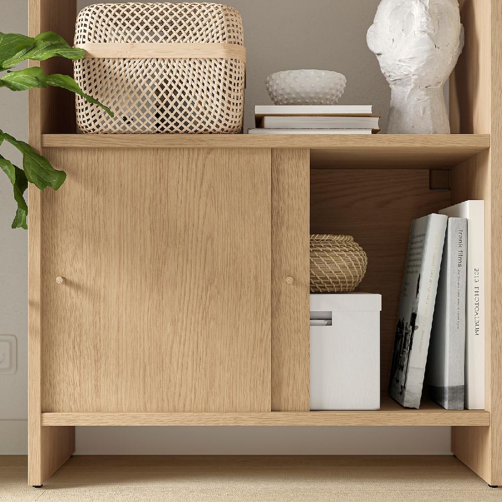 IKEA LÅDMAKARE Schiebetürenschrank Eichenachbildung Top Angebot