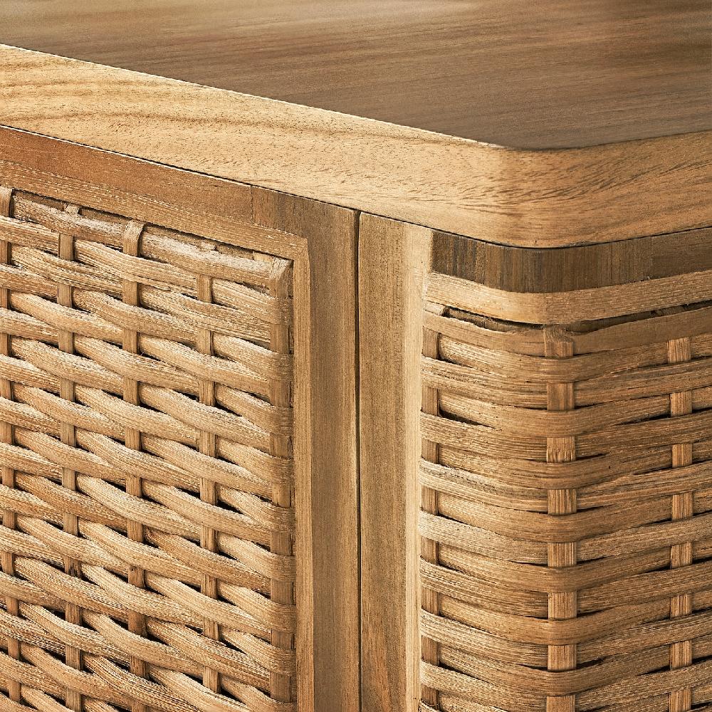 IKEA FRYKSÅS TV-Bank Rattan 157x41x49 cm Blitzangebot