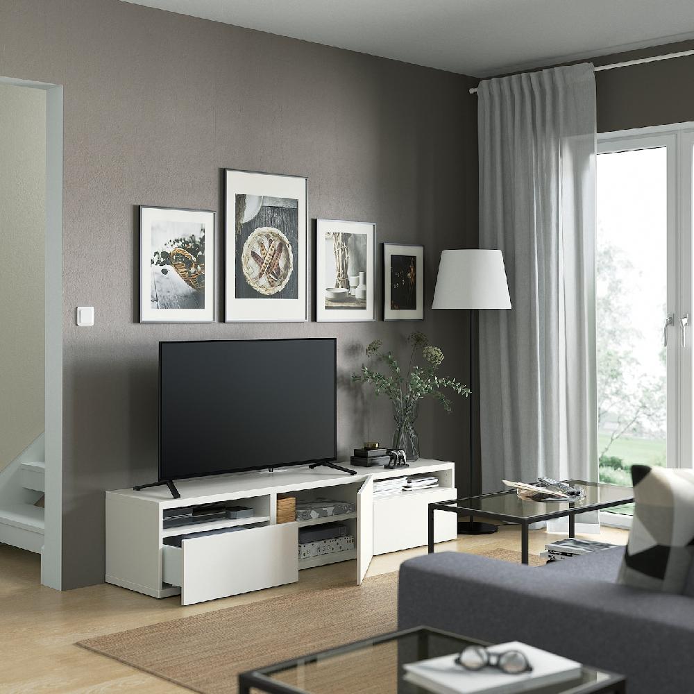 IKEA BESTÅ TV-Bank weiß/Lappviken weiß 180x42x39 cm Sonderangebote