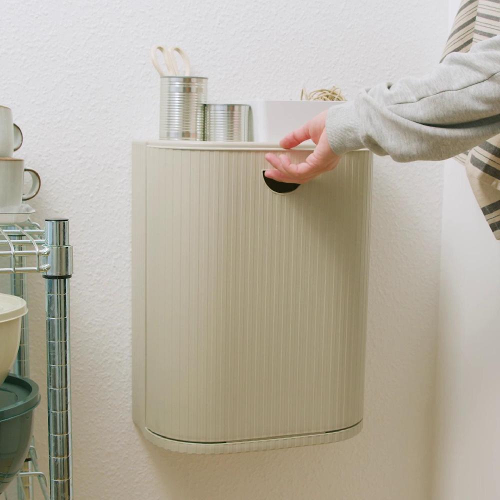 IKEA GÅRDSBUTIK Tonne mit Deckel graubeige 21 l Vierteljährliche Förderung