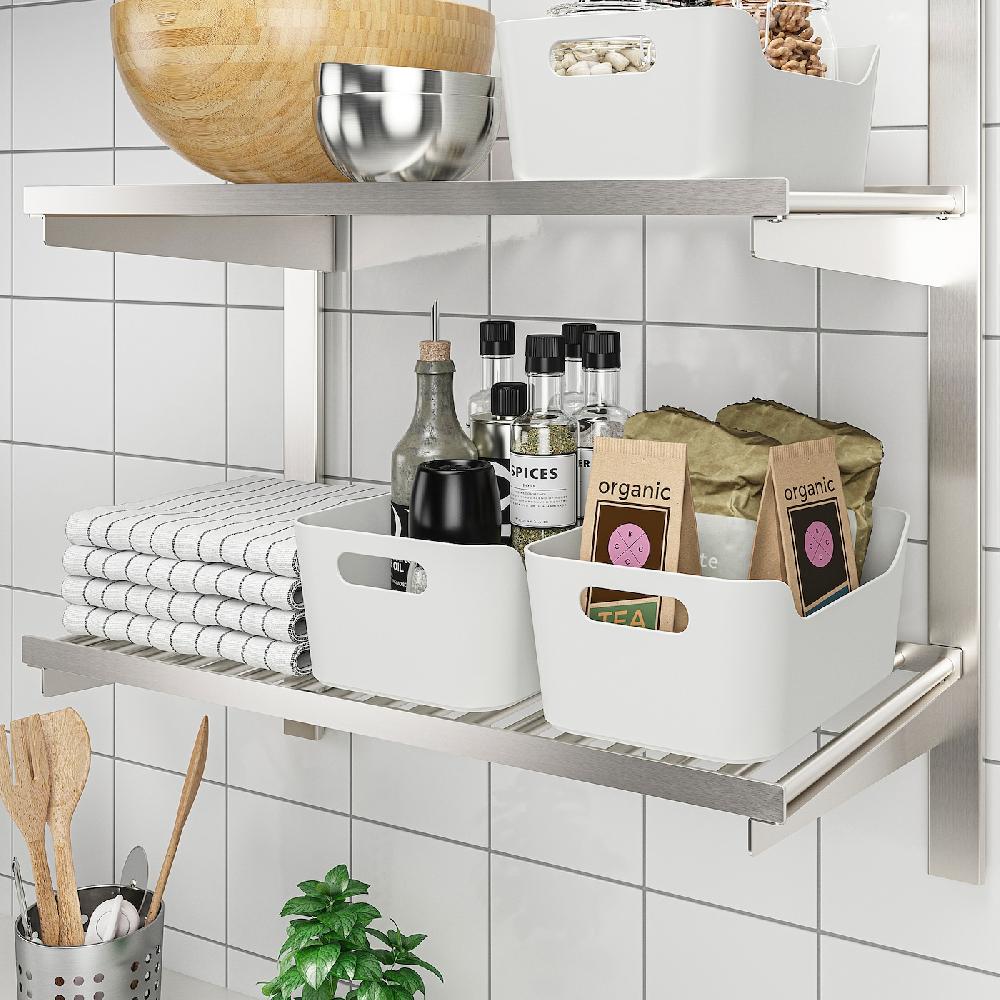 IKEA UPPDATERA Box weiß 24x17 cm Riesige Rabatte