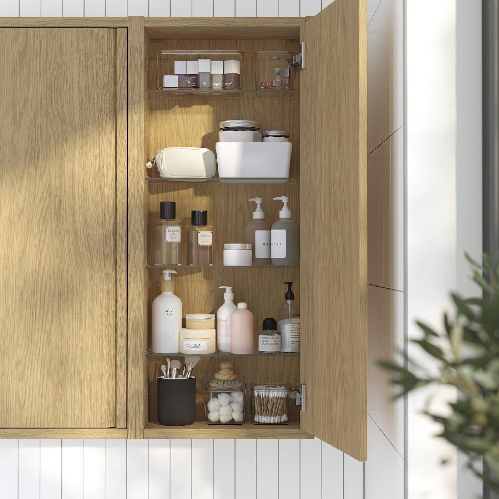IKEA ÄNGSJÖN Wandschrank mit Tür Eichenachbildung 40x15x95 cm Verkauf