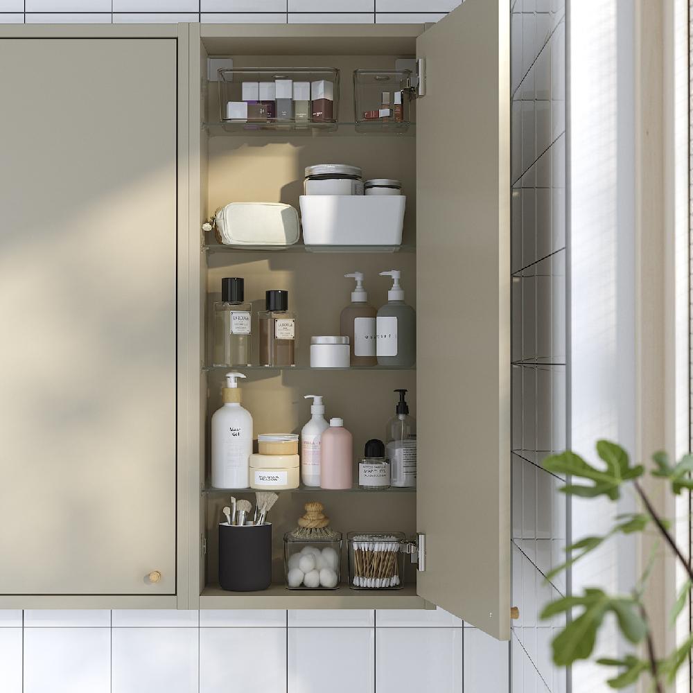 IKEA HAVBÄCK Wandschrank mit Tür beige 40x15x95 cm Fabrikverkauf