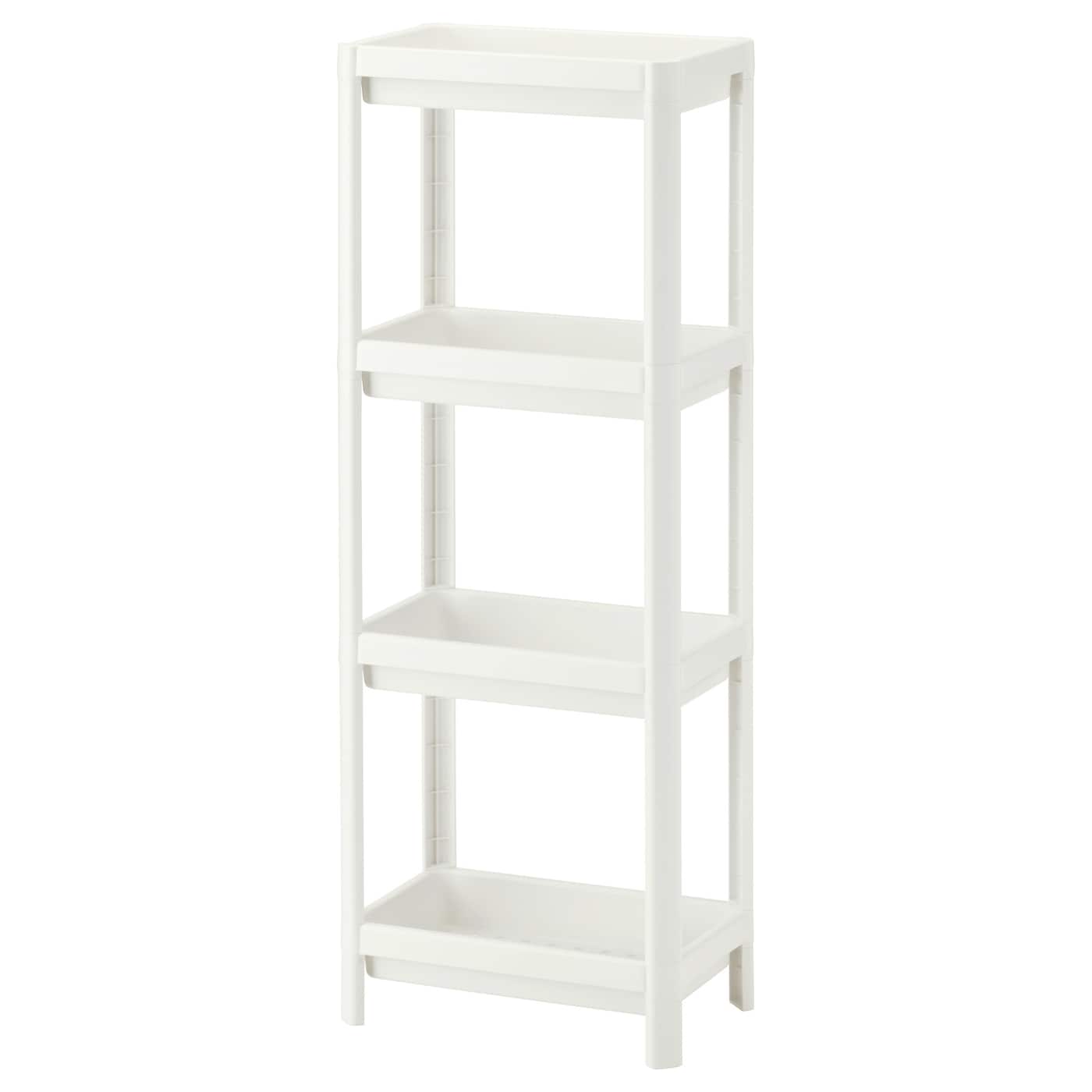 IKEA VESKEN Regal weiß 37x23x101 cm