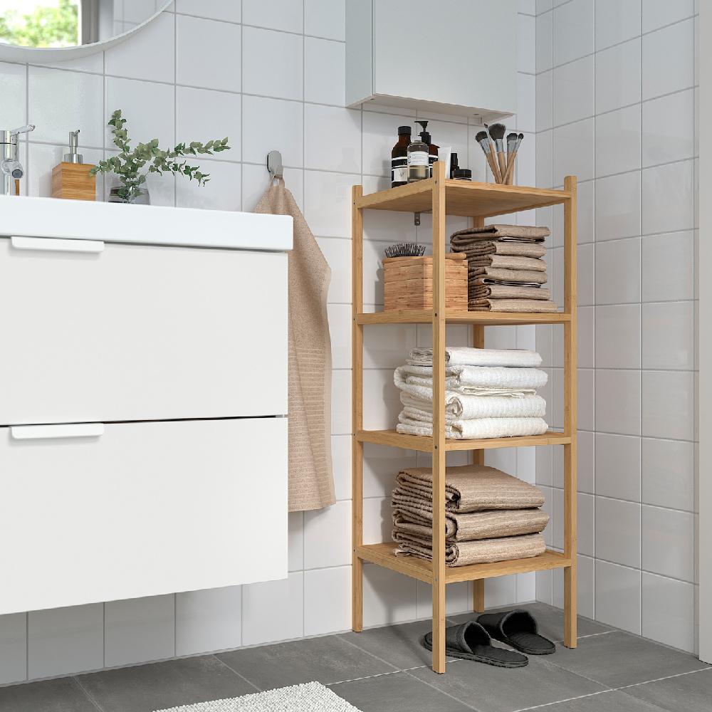 IKEA RÅGRUND Regal Bambus 37x37x104 cm Flash Sale
