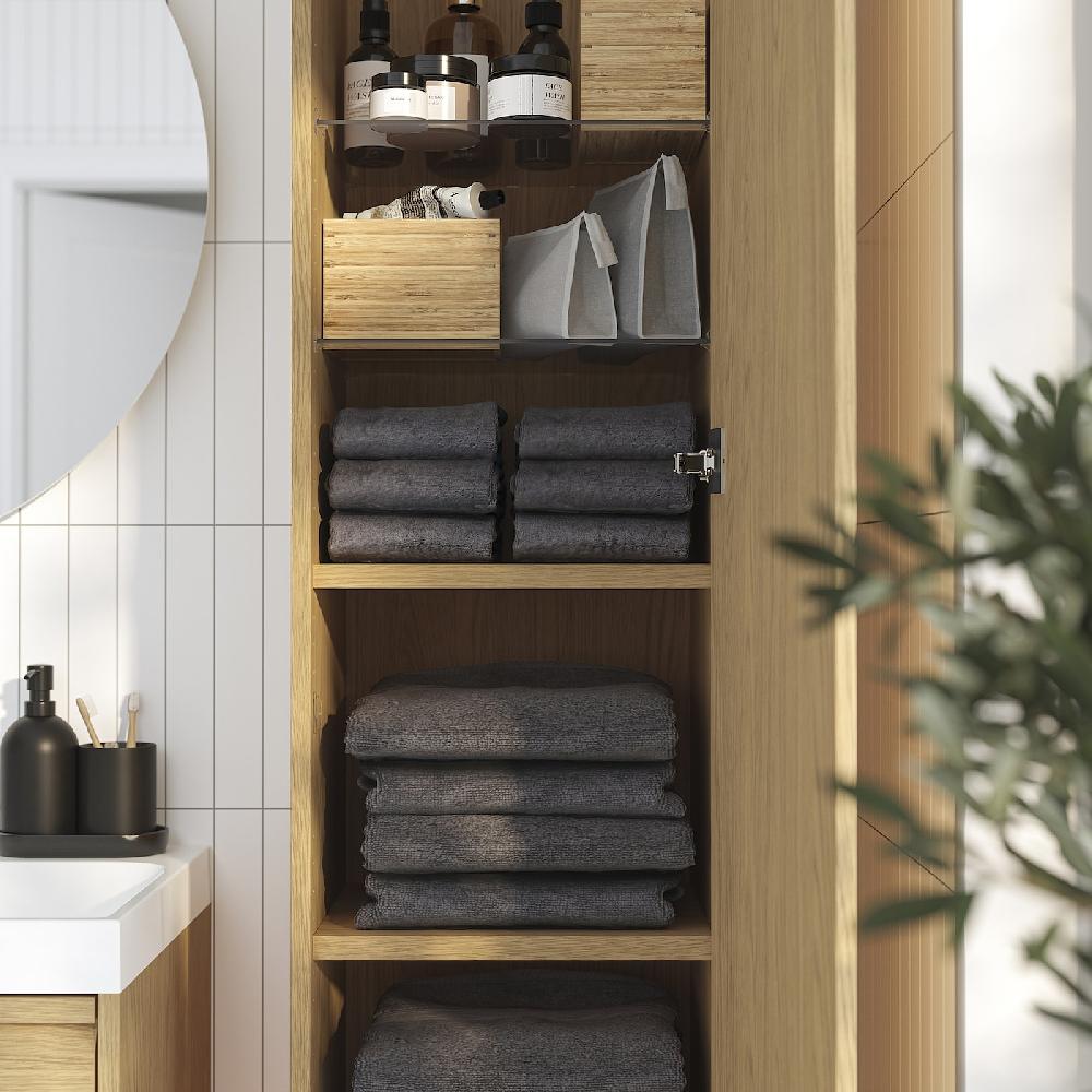 IKEA ÄNGSJÖN Hochschrank mit Tür Eichenachbildung 40x35x195 cm Vatertagsangebot