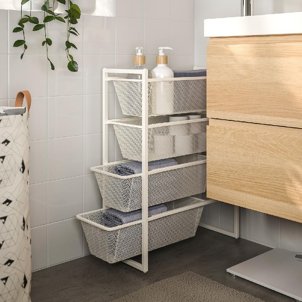 IKEA JONAXEL Aufbewahrungskombi weiß 25x51x70 cm Heißer Verkauf