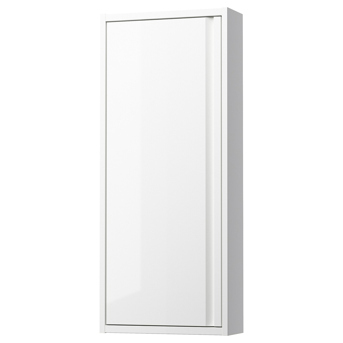IKEA ÄNGSJÖN Wandschrank mit Tür Hochglanz weiß 40x15x95 cm Saisonale Angebote