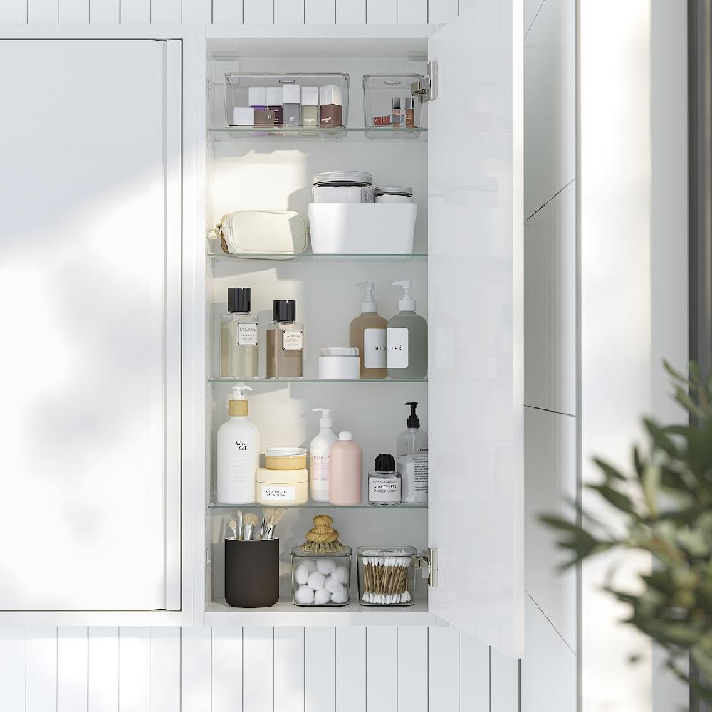 IKEA ÄNGSJÖN Wandschrank mit Tür Hochglanz weiß 40x15x95 cm Saisonale Angebote