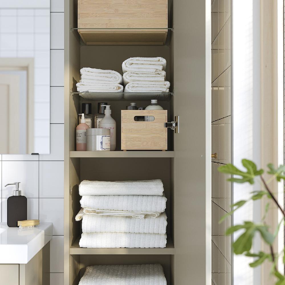 IKEA HAVBÄCK Hochschrank mit Tür beige 40x35x195 cm Räumungsverkauf