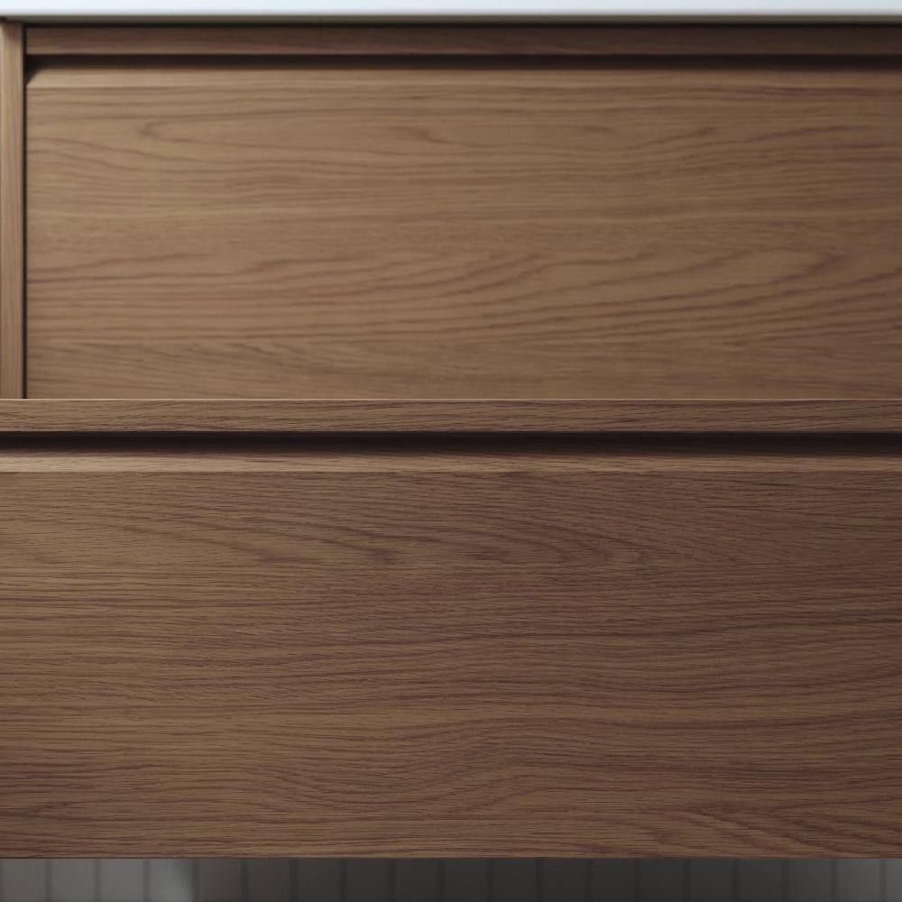 IKEA ÄNGSJÖN Wandschrank mit Tür braun Eichenachbildung 40x15x95 cm Sonderangebote