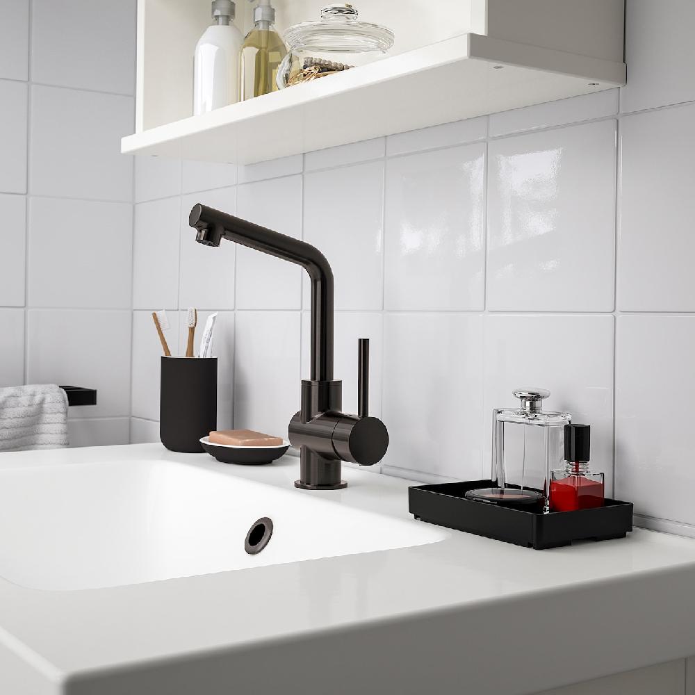 IKEA SKOGSVIKEN Tablett schwarz 10x15 cm Letzte 3 Tage
