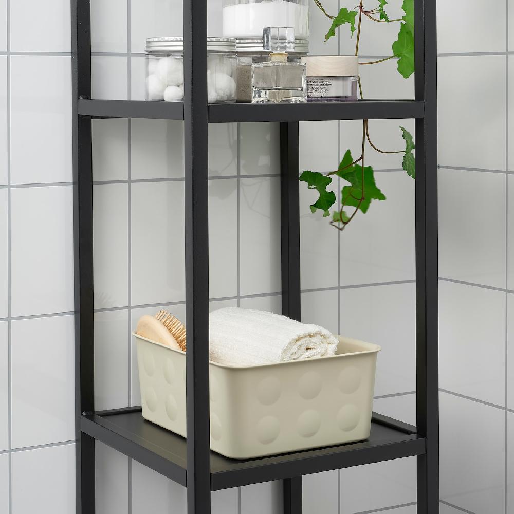 IKEA NOJIG Sortierbox Kunststoff/beige 20x25x10 cm Neueste Stile